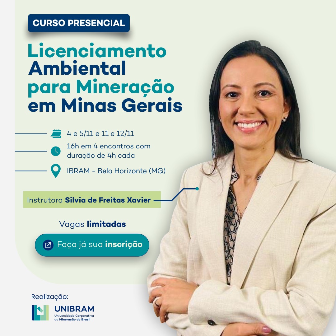 Curso Licenciamento Ambiental para Mineração em Minas Gerais